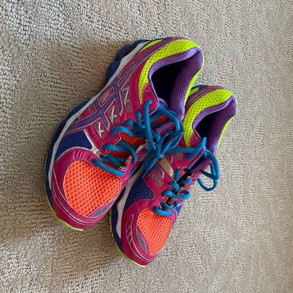 ASICS Gel Nimbus T291N Running Athletic Shoes Sz 7 - Picture 2 of 7